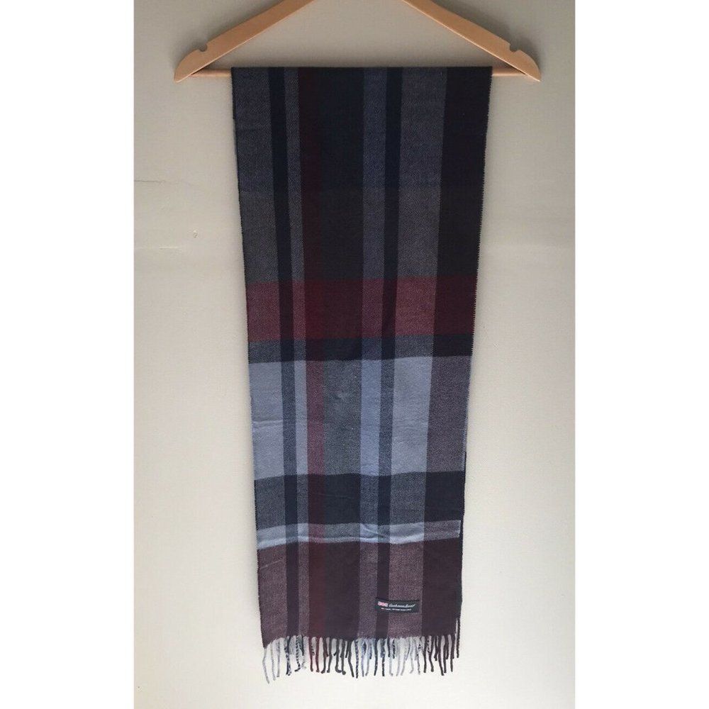 100% Cashmere Scarf Made In England Rectangle Mens
